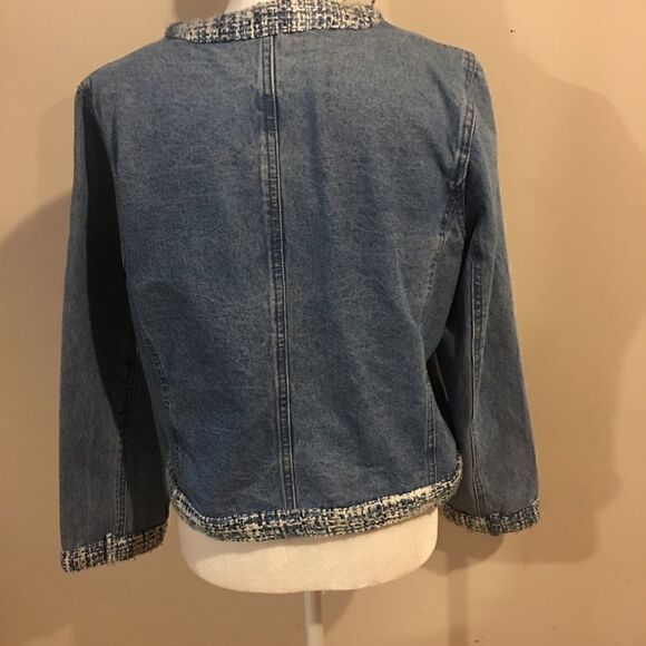 Vintage Cristopher & Banks Denim Women’s Sweater - Picture 2 of 7
